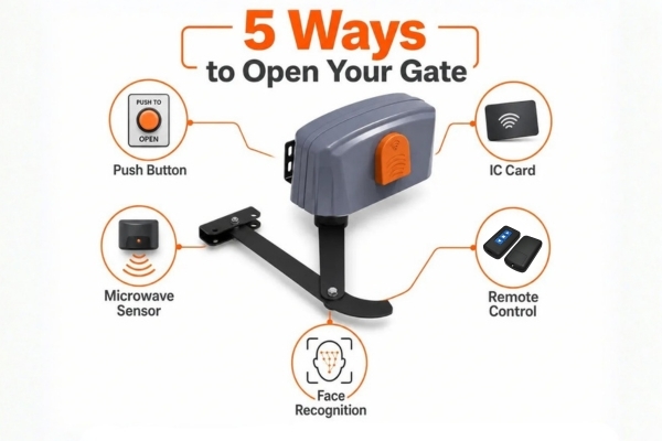 Five Ways to Open Your Gate. Your Choice.