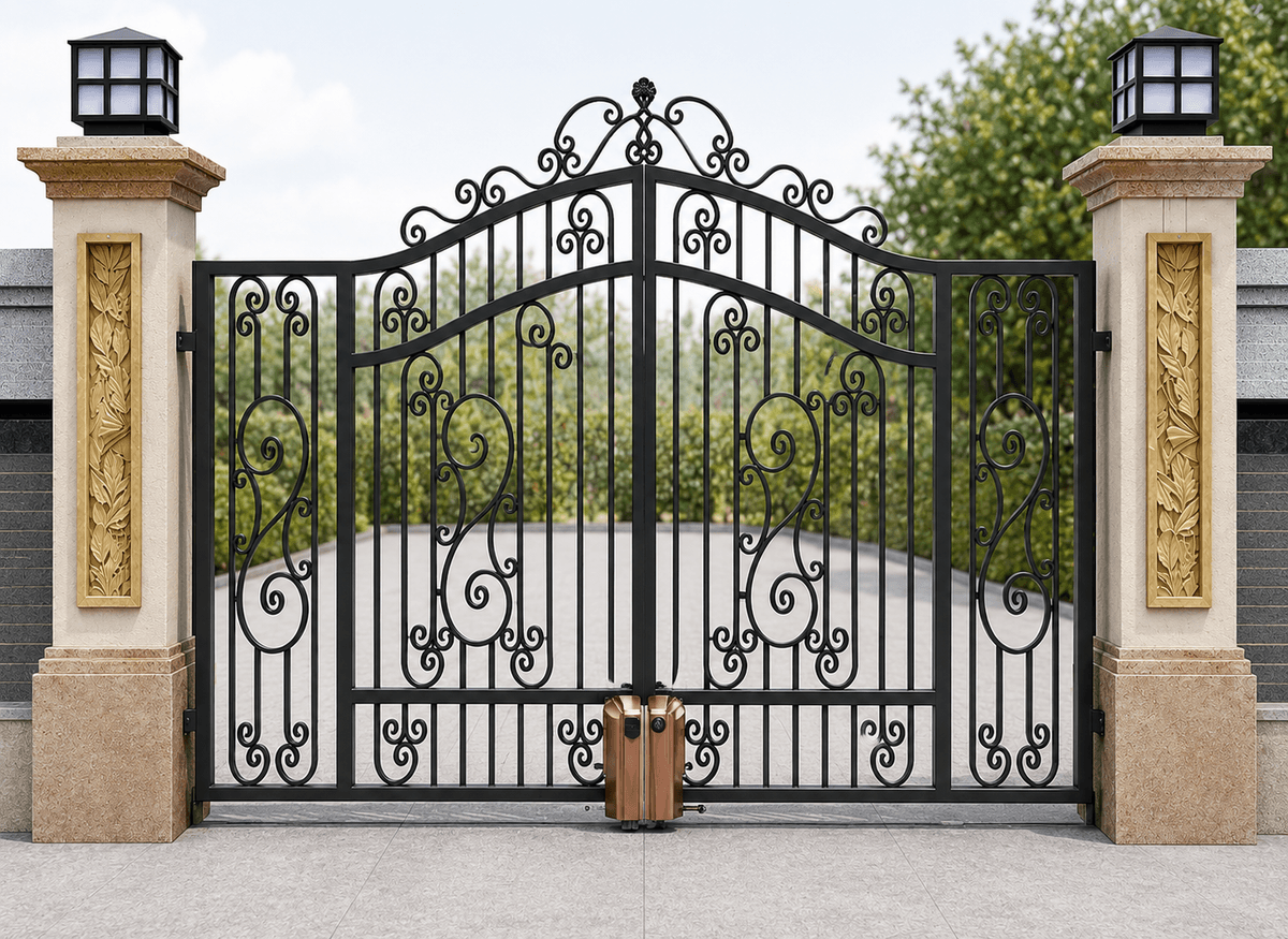 Zero Pillar Stress. Installed on New or Old Gates.
